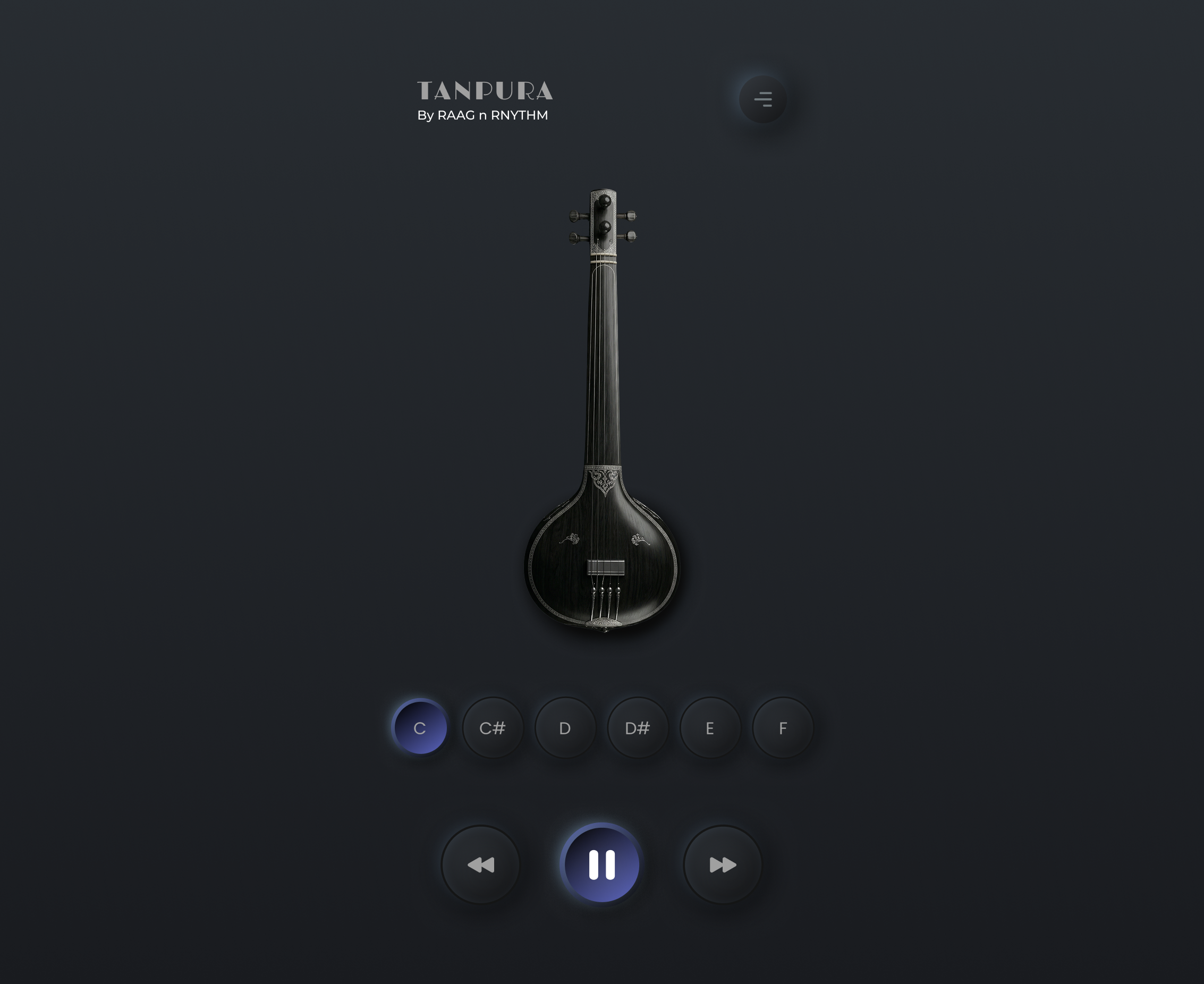 Crystal Glass Tanpura